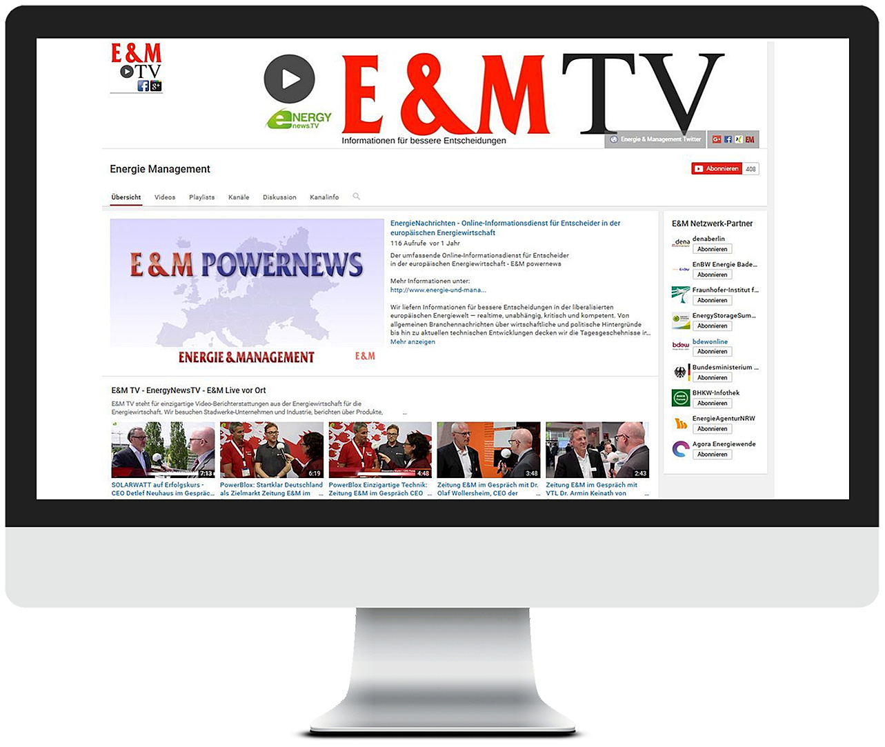 E&M TV - offizieller YouTube-Channel
