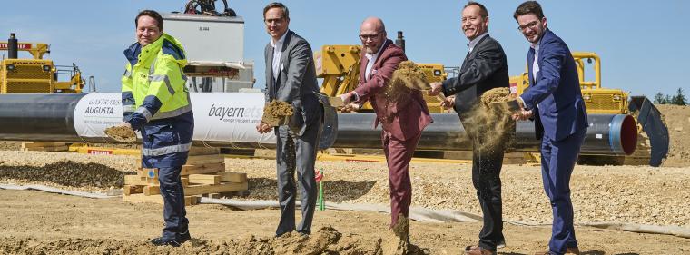 Enerige & Management > Gasnetz - Die Röhre Augusta wächst nun durch bayerisch Schwaben