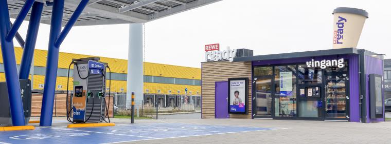 Enerige & Management > Mobilität - &bdquo;Reingehen, Artikel nehmen, rausgehen&ldquo; &ndash; Smart shoppen am EnBW-Ladepark am Kamener Kreuz