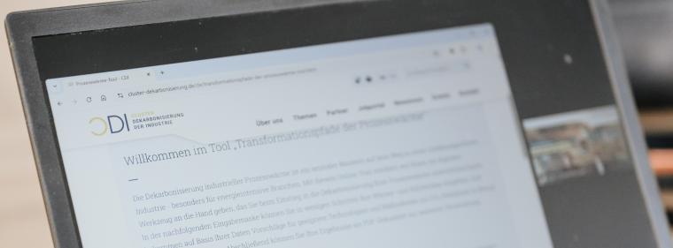 Enerige & Management > IT - Web-Tool zur Dekarbonisierung der Prozesswärme gestartet
