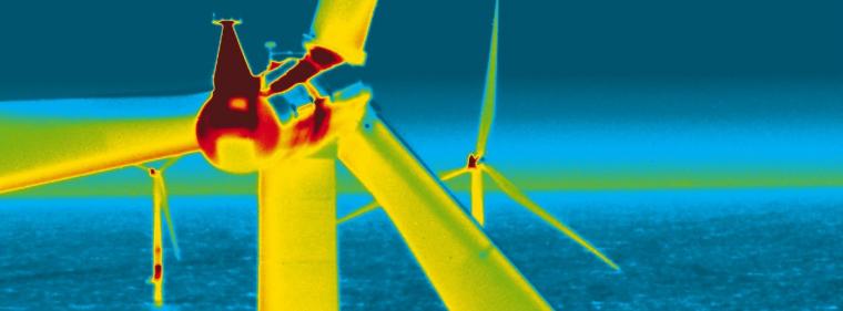 Enerige & Management > Windkraft - Wärmebild macht innere Schäden sichtbar