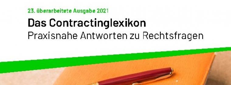 Enerige & Management > Contracting - Neue Fassung des Contractinglexikons