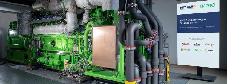 Enerige & Management > KWK - Wasserstoffmotor besteht Praxistest für Datacenter-Notstrom