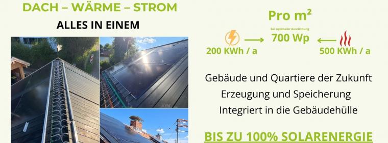 Enerige & Management > Photovoltaik - Neues Dachsystem kombiniert PV, Heizung und Kühlung