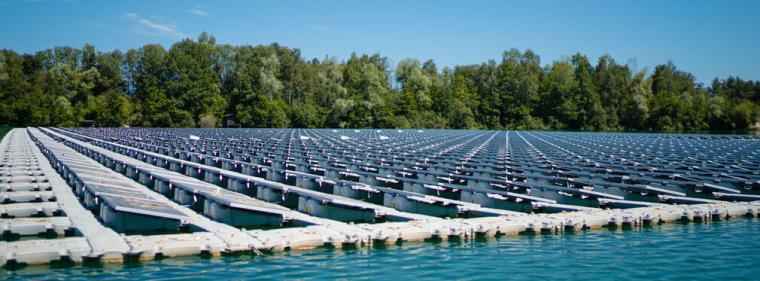Enerige & Management > Photovoltaik - Pfalzsolar baut größte Floating-PV-Anlage Deutschlands