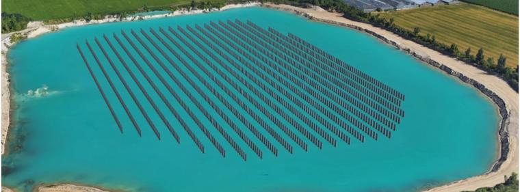 Enerige & Management > Photovoltaik - Wo die ersten Solarmodule hochkant schwimmen