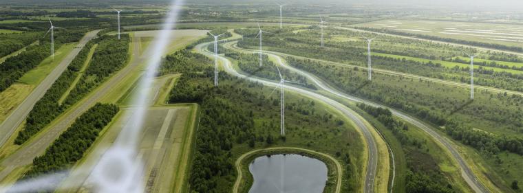Enerige & Management > Windkraft Onshore - Mercedes-Testfahrer brausen bald um Windräder herum