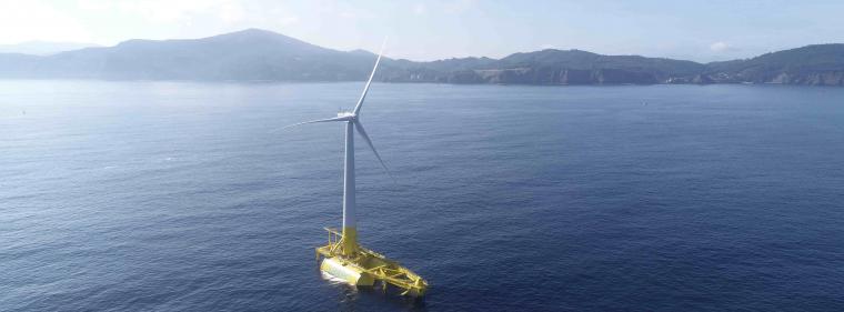Enerige & Management > Windkraft Offshore -  RWE testet schwimmende Windturbine vor Spaniens Küste