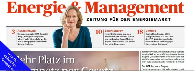 Enerige & Management > Aus Der Aktuellen Ausgabe - Nachlassende Lust aufs Laden