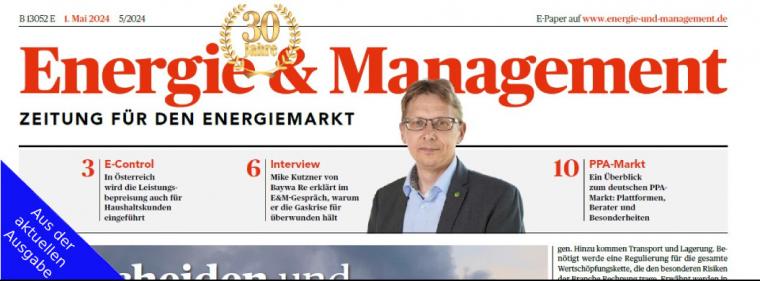 Enerige & Management > Aus Der Aktuellen Zeitung - Sagen Sie mal: Heiko Süß