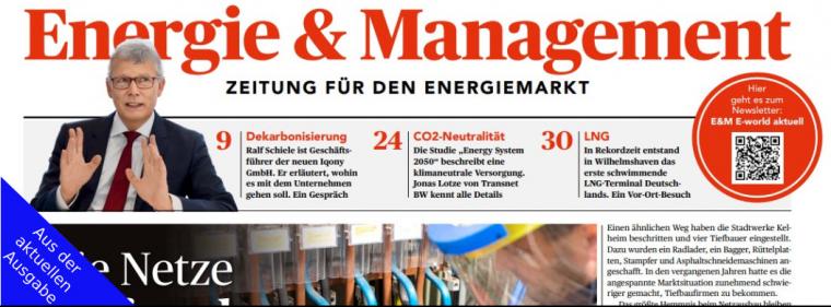 Enerige & Management > Aus Der Aktuellen Zeitung - Sagen Sie mal: Martijn van der Zande