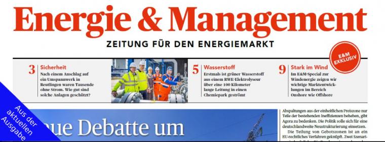 Enerige & Management > Aus Der Aktuellen Ausgabe - Sagen Sie mal: Björn Waide