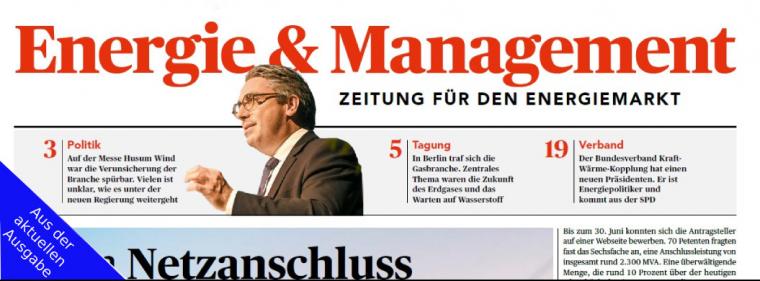 Enerige & Management > Aus Der Zeitung - Kein Ende für Erdgas in Sicht