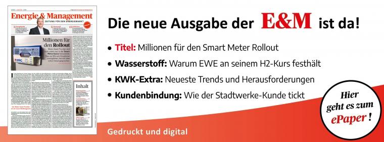 Enerige & Management > In Eigener Sache - Jetzt die neue E&amp;M-Ausgabe als ePaper lesen!
