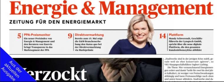 Enerige & Management > Aus Der Aktuellen Zeitungsausgabe - Unternehmen testen Lithiumabbau in Deutschland   