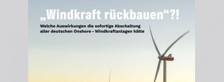 Enerige & Management > Windkraft Onshore - Studie warnt vor Kampagne gegen Windkraft