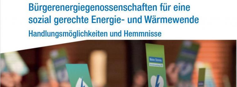 Enerige & Management > Studien - Genossenschaften gestalten Energiewende sozial