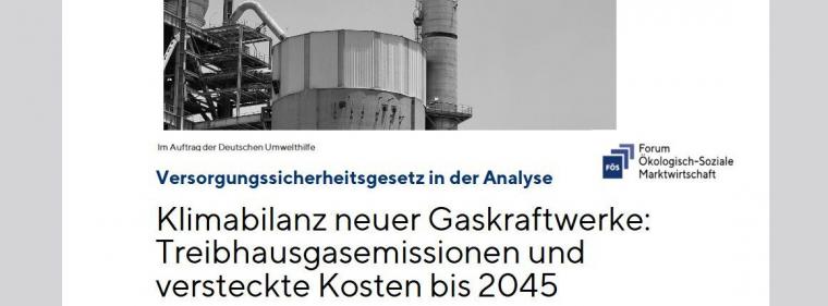 Enerige & Management > Klimaschutz - DUH warnt vor Klimafolgen neuer Gaskraftwerke