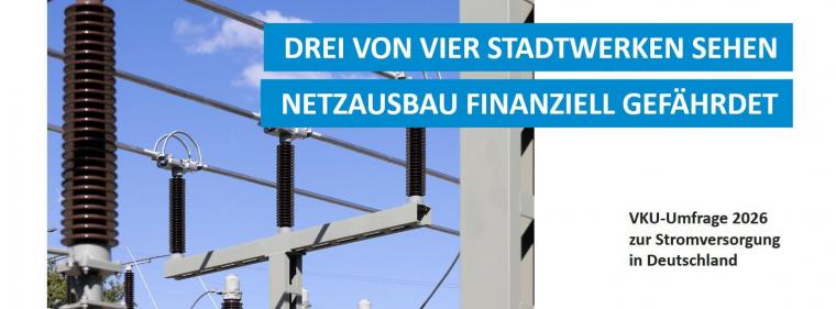 Enerige & Management > Stromnetz - Drei von vier Stadtwerken fehlt Geld für Netzausbau