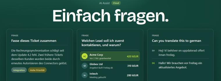 Enerige & Management >  - Lime integriert KI-Assistenten in CRM-System