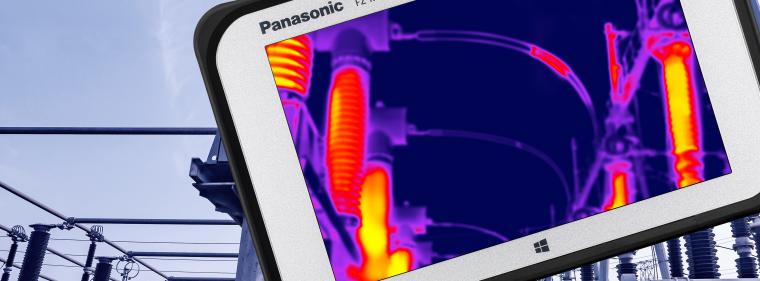 Enerige & Management > IT - Wärmebildkamera im Tablet