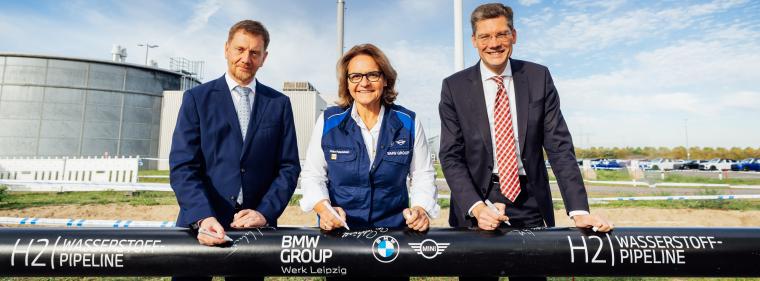 Enerige & Management > Wasserstoff - BMW-Werk Leipzig bekommt eigenen Wasserstoffnetzanschluss