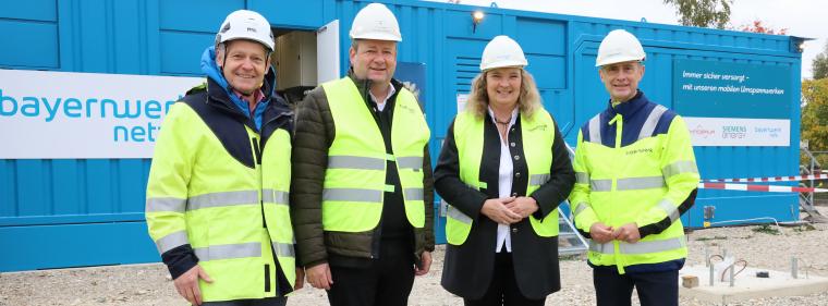 Enerige & Management > Stromnetz - Bayernwerk testet erstmals Container-Umspannwerk