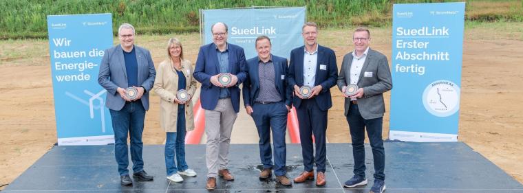 Enerige & Management > Stromnetz - Erster Erdkabel-Abschnitt für Südlink fertig