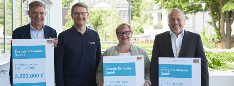 Enerige & Management > Wasserstoffproduktion - Drei neue Elektrolyseure für Bayerisch-Schwaben