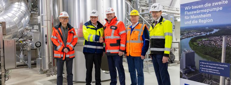 Enerige & Management > Wärme - Bauauftrag für 165-MW-Wärmepumpe in Mannheim