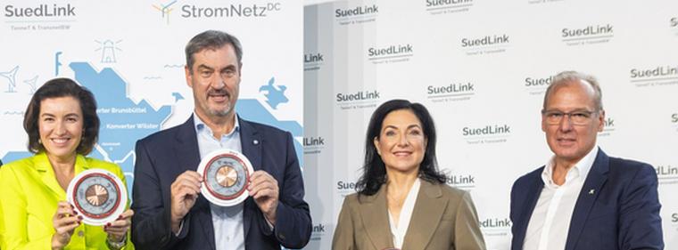 Enerige & Management > Stromnetz - Politprominenz beim Südlink-Start