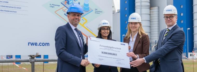 Enerige & Management > Wasserstoff - Finanzspritze für RWE-Elektrolyse-Pilotanlage in Lingen