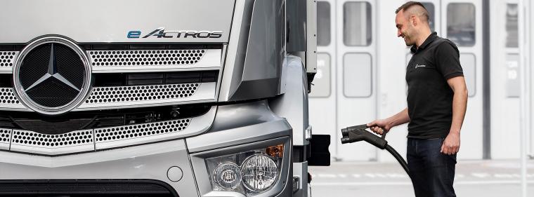 Enerige & Management > Elektrofahrzeuge - Demo-Ladepark für Elektro-Trucks im Bau