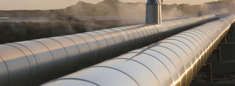 Enerige & Management > Gasnetz - Thyssengas-Pipeline versorgt Steag-Gaskraftwerk