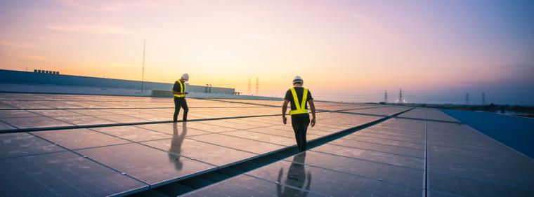 Enerige & Management > Photovoltaik - Leag stellt inmitten von Streiks Solarpark fertig
