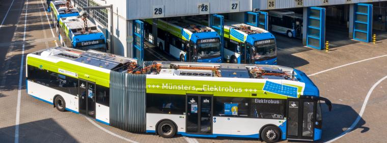 Enerige & Management > Elektrofahrzeuge - Zweite Buslinie in Münster rein batterieelektrisch betrieben