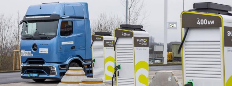 Enerige & Management > Mobilität - E-Lkw sollen Ladepunkte besser einplanen können