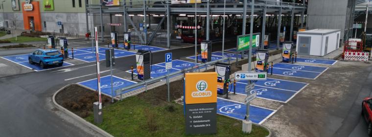 Enerige & Management > Mobilität - Über 500 Ladepunkte an Globus-Märkten