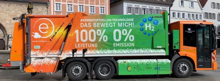 Enerige & Management > Wasserstoff - Erstes Brennstoffzellen-Müllauto in Süddeutschland