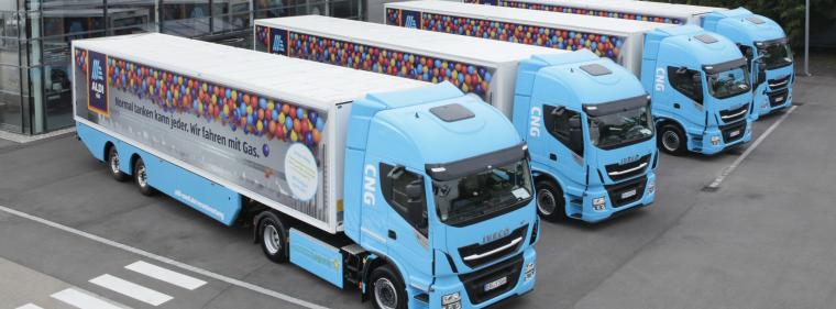 Enerige & Management > Erdgasfahrzeuge - Aldi Süd fährt Erdgas-Lkw